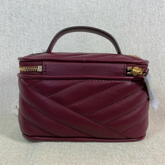 Tory Burch Garnet Kira Mini Vanity Case Bag - Picture 4 of 15